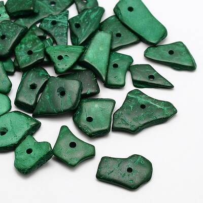 Dyed Chip Coconut Beads