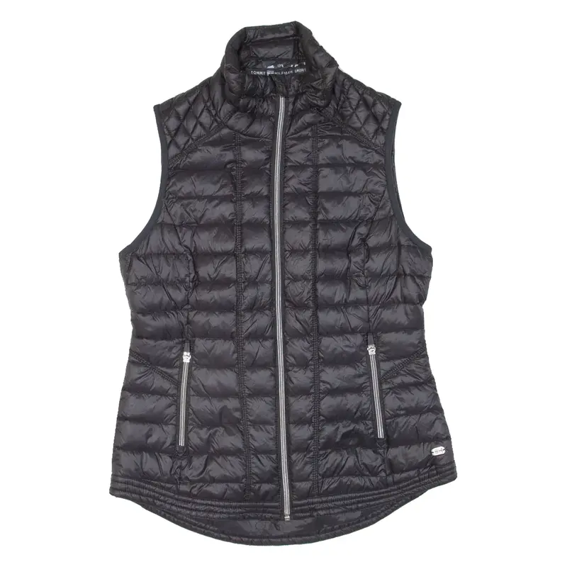 TOMMY HILFIGER Womens Puffer Gilet Black XS
