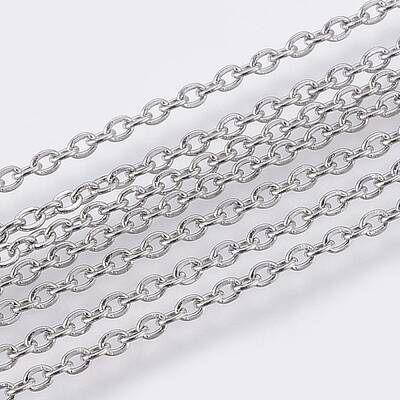 Tarnish Resistant 304 Stainless Steel Cable Chains