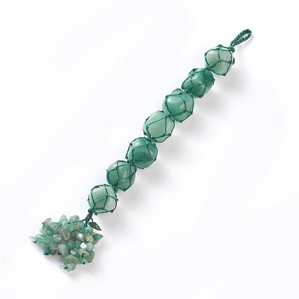 Natural Green Aventurine Car Hanging Decorations