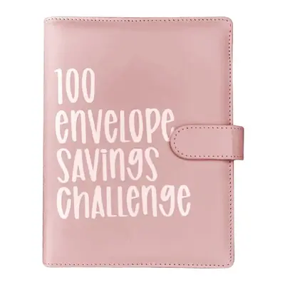 100 Envelope Saving Challenge Binder, 1 Count Budget Binder, Money Saving Challenge Book, Saving Challenge Notebook, Money Or...