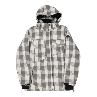 Killtec Checked Jacket - Large Grey Nylon Blend