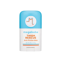 Megababe Thigh Rescue Mini Anti-Chafe Stick | Perfect for travel, on-the-go | Prevents skin chafe & irritation | Thighs, arms...