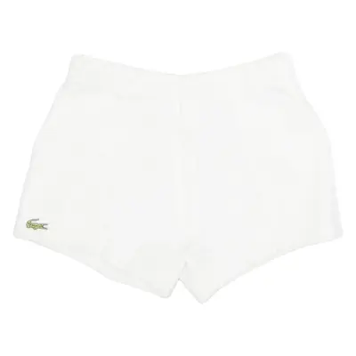 LACOSTE Chemise Girls Casual Shorts Cream 16Y W24