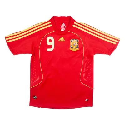 ADIDAS Torres Spain Boys Football Shirt Jersey Red M