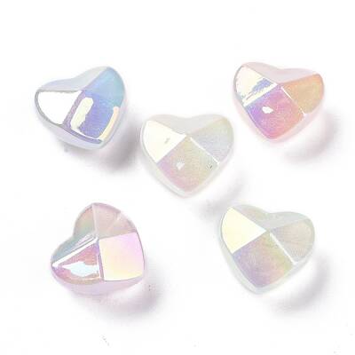 UV Plating Luminous Transparent Acrylic Beads