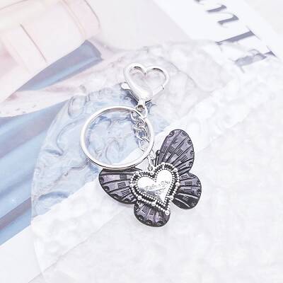 Butterfly Alloy Keychain