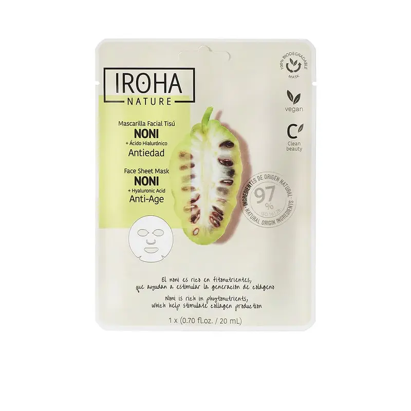 Iroha Nature Nature Noni Mask Hyaluronic Acid