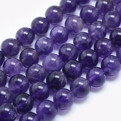 Natural Amethyst Beads Strands