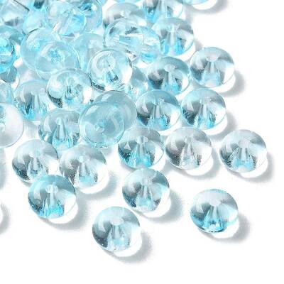 Baking Painted Transparent Glass Beads