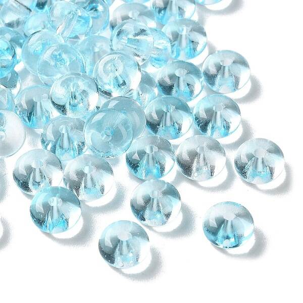 Baking Painted Transparent Glass Beads