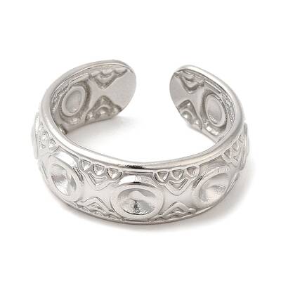 Non-Tarnish 304 Stainless Steel Open Cuff Rings