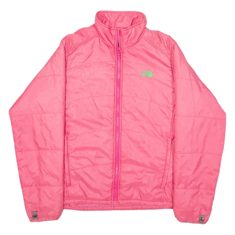 THE NORTH FACE Insulated Puffer Jacket Pink Floral Womens M