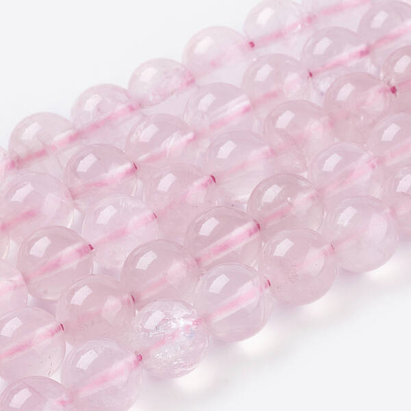 Natural Rose Quartz Beads Strands