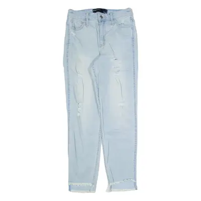 HOLLISTER Womens Jeans Blue Regular Boyfriend Stone Wash W27 L27
