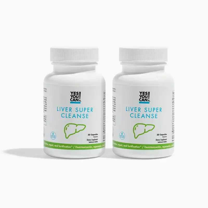 Yes You Can! Liver Super Cleanse 2 Pack - Repair and Detoxify Your Liver with Essential Vitamins and Milk Thistle