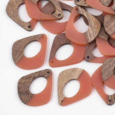 Resin & Wood Pendants