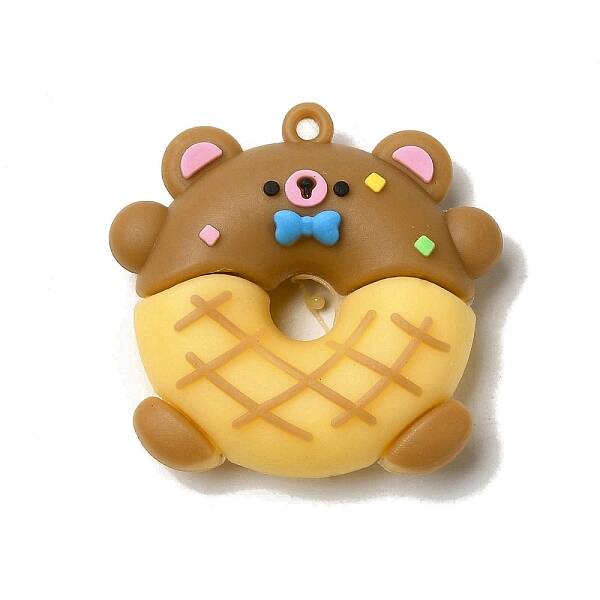 Donut PVC Plastic Cartoon Pendants