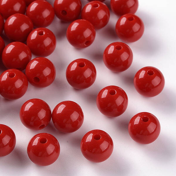Opaque Acrylic Beads