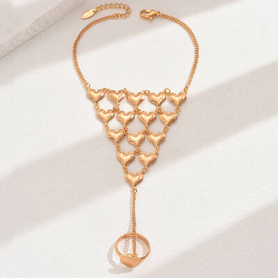 Vintage Classic Brass Ring Bracelets for Women