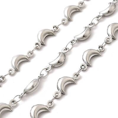 304 Stainless Steel Moon Link Chains