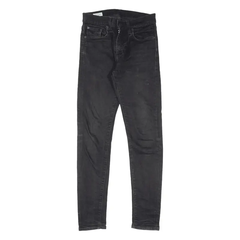 LEVI'S Taper BIG E Jeans Black Denim Slim Skinny Mens W27 L32
