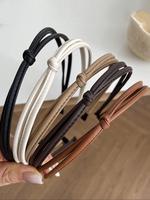 Simple Plain Knot Design Hair Hoop for Women, Minimalist Headwear Suitable for Thick Hair, Fashion Hair Accessories for Party...