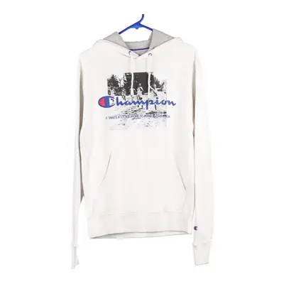 Champion Graphic Hoodie - Small White