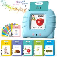 Bilingual English & Spanish Talking Flash Cards for Toddlers - Audible Educational Flashcards for Kids Ages 1-8  Includes 224...