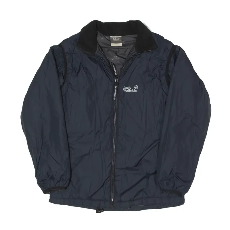 JACK WOLFSKIN Lightweight Puffer Jacket Black Womens UK 8