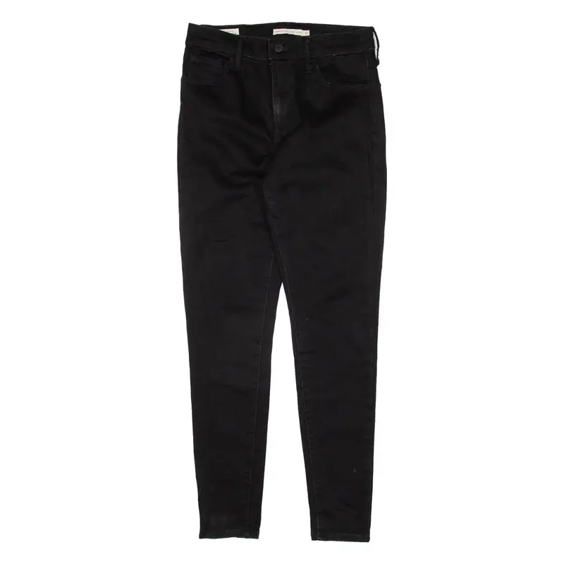 LEVI'S 720 BIG E High Rise Mens Trousers Black Slim Skinny W27 L28