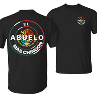 El Abuelo Más Chingón Shirt – Mexican Flag Grandpa Tee with Bold Patriotic Print, Perfect Gift for Latino Grandfather –...