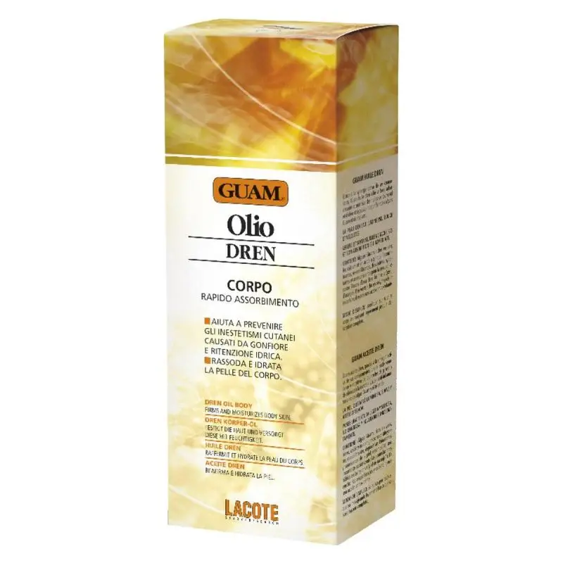 Guam Draining Body Oil Rapid Absorption 200 ml