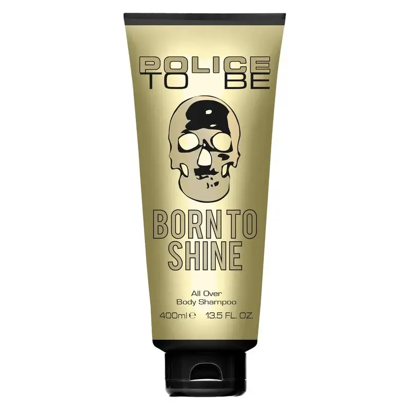 Police To Be Born To Shine Men's Total Body Shampoo 400 Ml