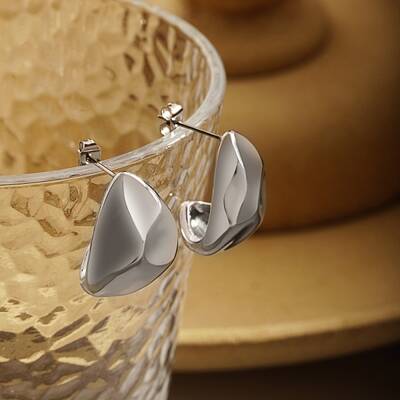 Non-Tarnish Stainless Steel Stud Earrings for Women