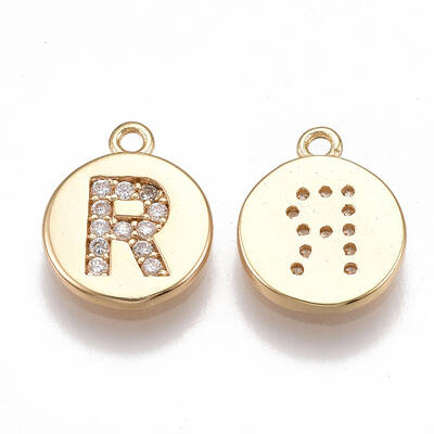 Brass Cubic Zirconia Charms