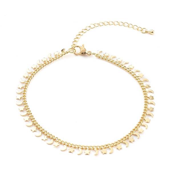 Brass Charm Anklets