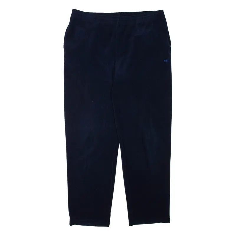 FILA Fleece Mens Joggers Blue Straight L W34 L31