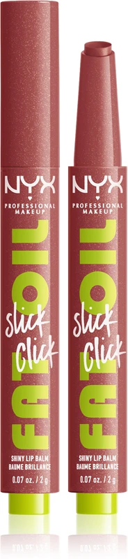NYX Professional Makeup Fat Oil Slick Click Tinted Lip Balm Color 03 No Filter Needed 2 g