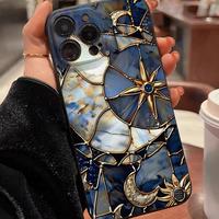Tempered Glass Phone Case, Decorative Phone Protector Cover, Phone Accessories Compatible with iPhone 11 12 13 14 15 16 Pro M...