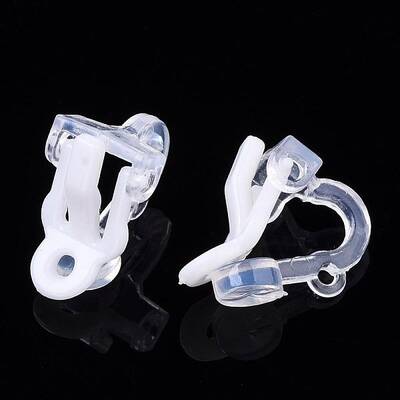 Plastic Clip-on Earring Findings
