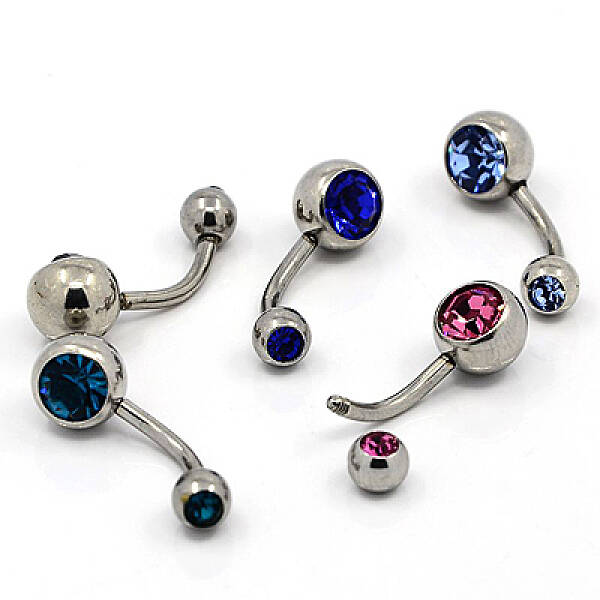 Fashionable 304 Stainless Steel Belly Rings