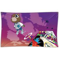 Rapper Music Album Cover 3x5Ft Flag Tapestry for Man Cave Wall Hanging Decoration Bedroom College Dorm Home Banner with 4 Bra...