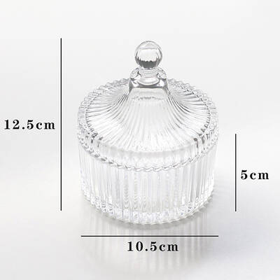 Crystal Glass Storage Jar