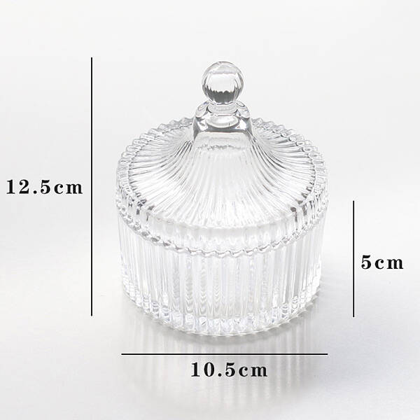 Crystal Glass Storage Jar