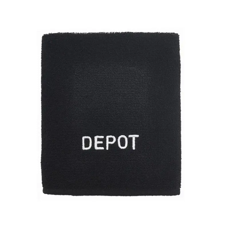 Depot accessori n. 714 black salon fabric towel