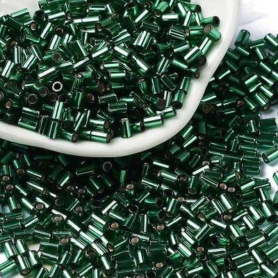 Baking Paint Glass Round Bugle Beads