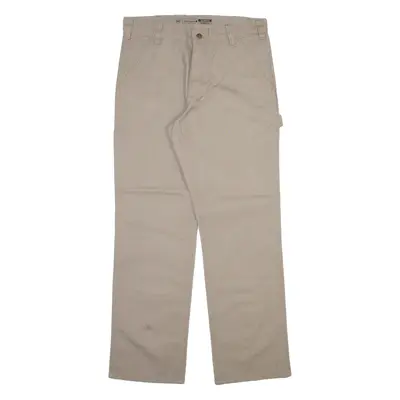 CARHARTT Carpenter Workwear Mens Trousers Grey Relaxed Straight W33 L32