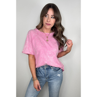 Carowyn Mineral Wash Relaxed Fit Top - BACK IN STOCK