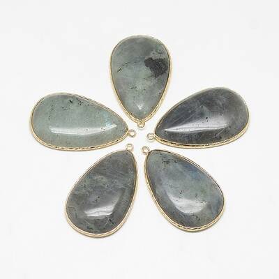 Natural Labradorite Big Pendants